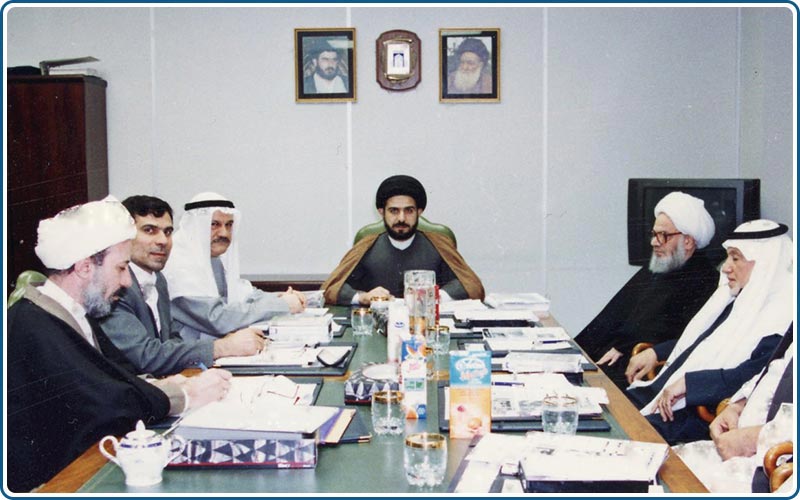 العمل المؤسساتي للسيد عبدالمجيد الخوئي